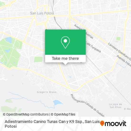 Adiestramiento Canino Tunas Can y K9 Ssp. map