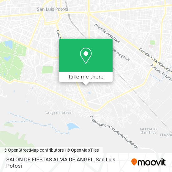 SALON DE FIESTAS ALMA DE ANGEL map