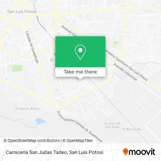Mapa de Carnicería San Judas Tadeo