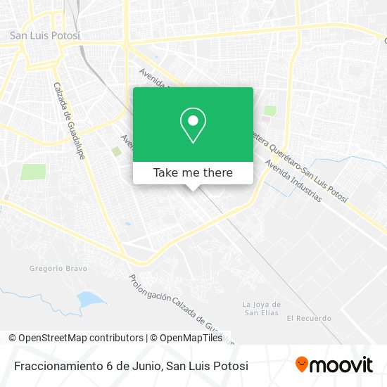 Fraccionamiento 6 de Junio map