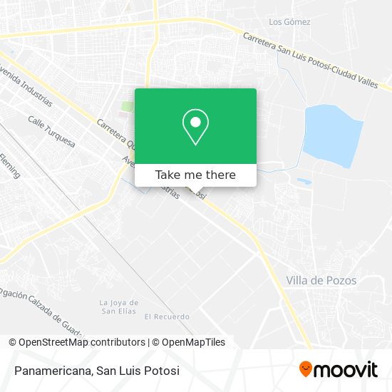 Mapa de Panamericana