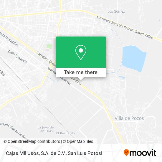 Cajas Mil Usos, S.A. de C.V. map