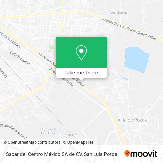Mapa de Sacar del Centro México SA de CV