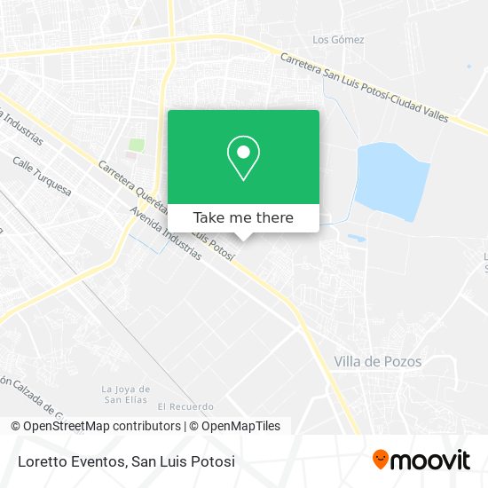 Loretto Eventos map