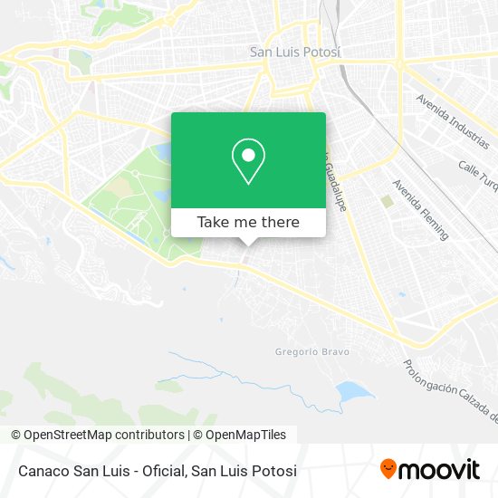 Canaco San Luis - Oficial map