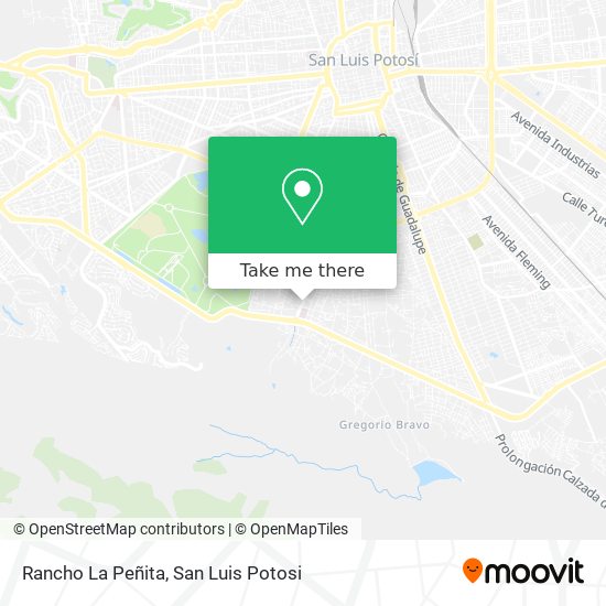 Mapa de Rancho La Peñita