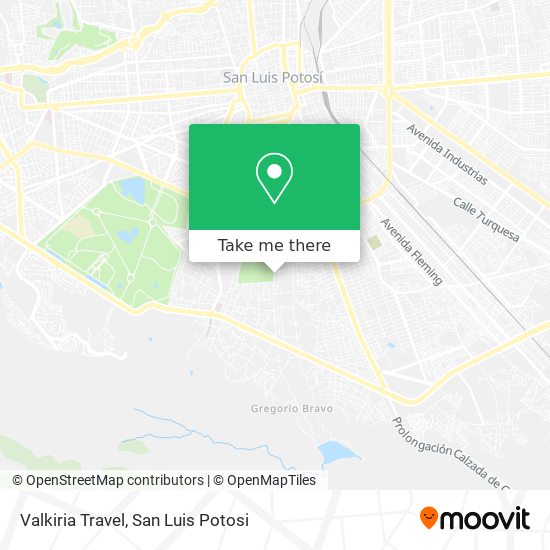 Mapa de Valkiria Travel