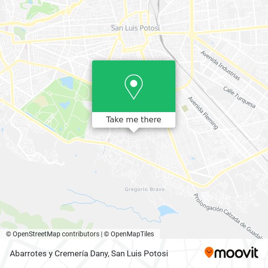 Abarrotes y Cremería Dany map