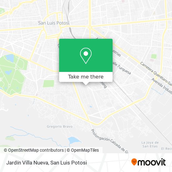 Jardín Villa Nueva map