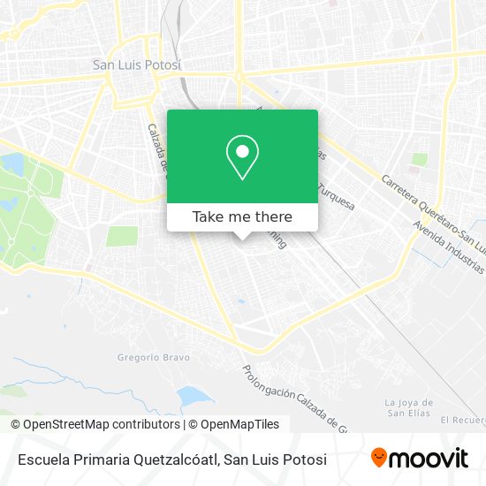 Escuela Primaria Quetzalcóatl map