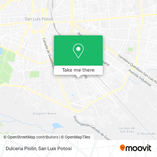 Dulceria Piolin map