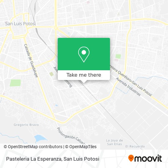 Pasteleria La Esperanza map