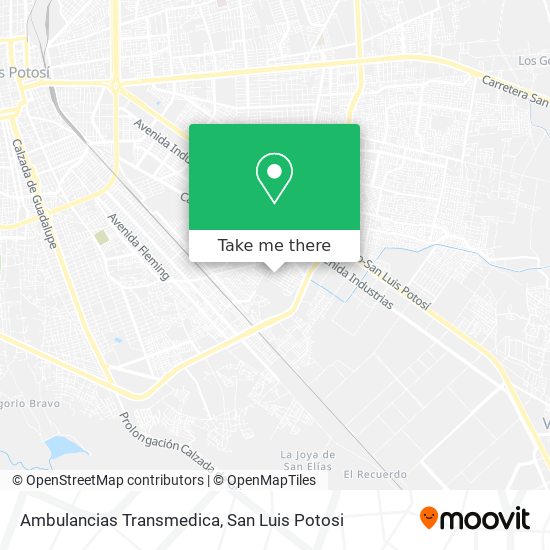 Ambulancias Transmedica map