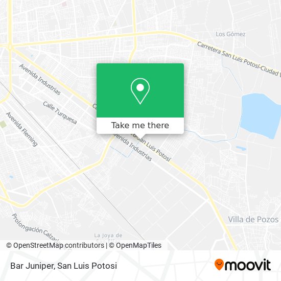 Mapa de Bar Juniper