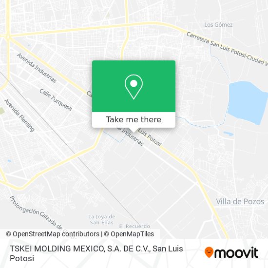 TSKEI MOLDING MEXICO, S.A. DE C.V. map