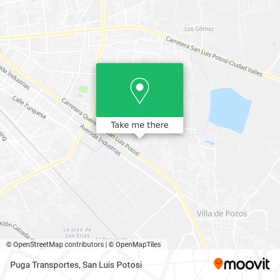 Puga Transportes map