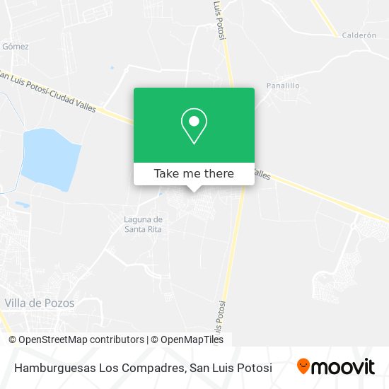 Mapa de Hamburguesas Los Compadres