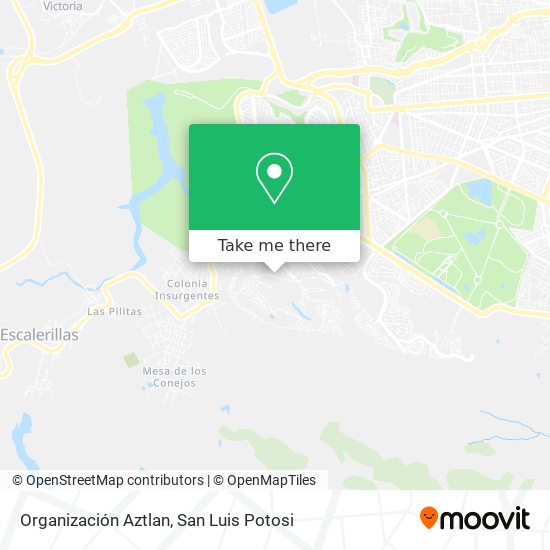 Organización Aztlan map