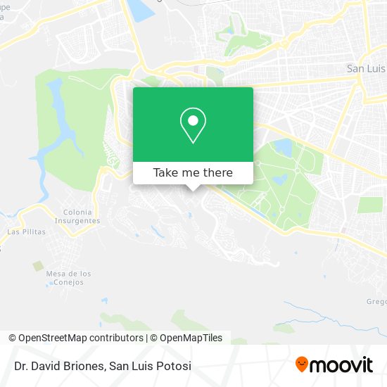 Dr. David Briones map