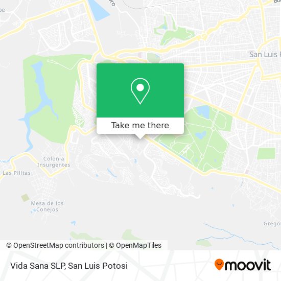 Vida Sana SLP map
