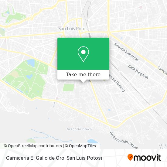Carniceria El Gallo de Oro map
