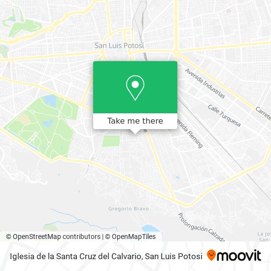 Iglesia de la Santa Cruz del Calvario map