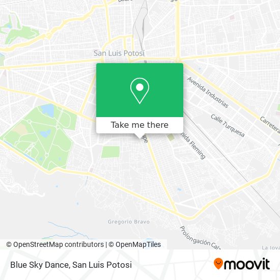 Blue Sky Dance map