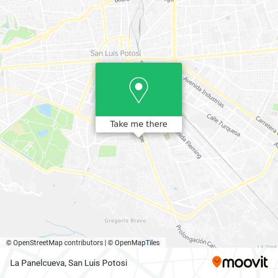 La Panelcueva map