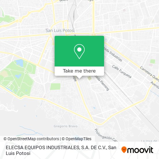 ELECSA EQUIPOS INDUSTRIALES, S.A. DE C.V. map