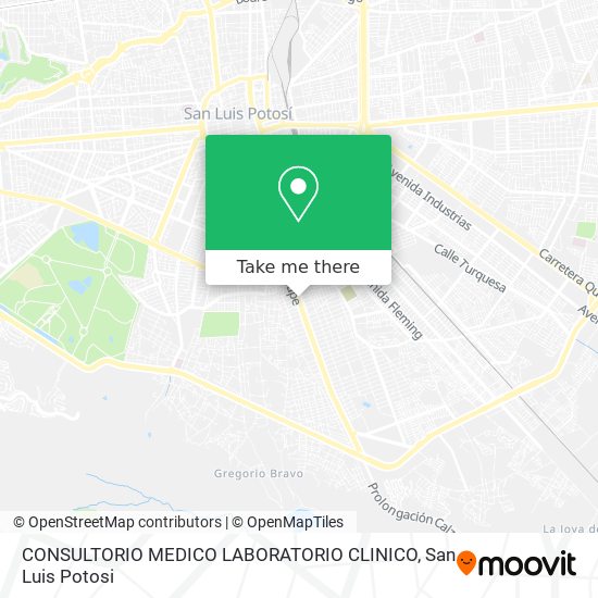 Mapa de CONSULTORIO MEDICO LABORATORIO CLINICO