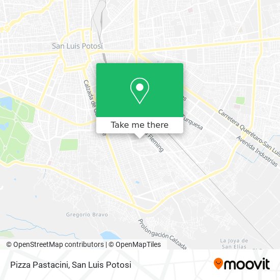 Pizza Pastacini map
