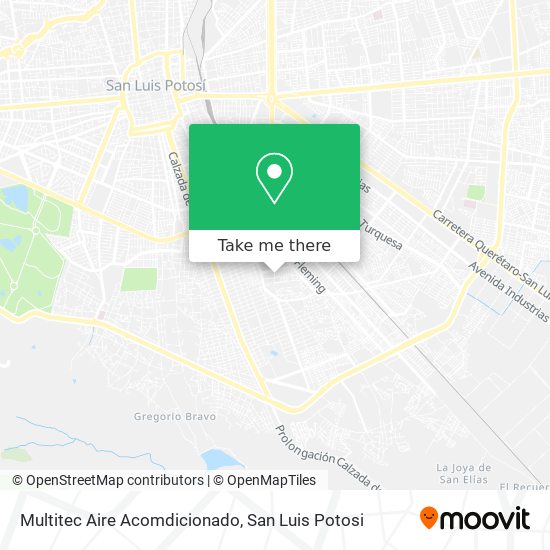 Multitec Aire Acomdicionado map