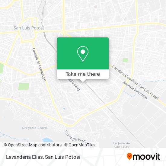 Lavanderia Elias map