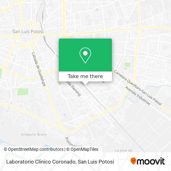 Laboratorio Clinico Coronado map