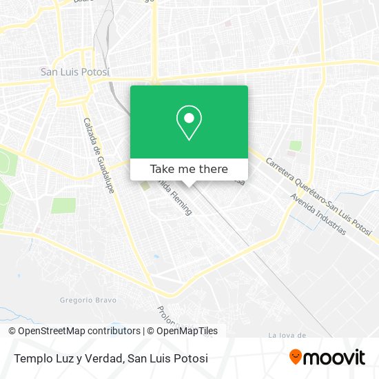 Templo Luz y Verdad map