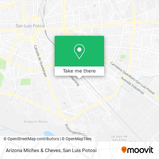 Mapa de Arizona Miches & Cheves