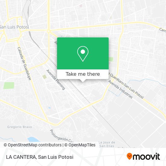 LA CANTERA map