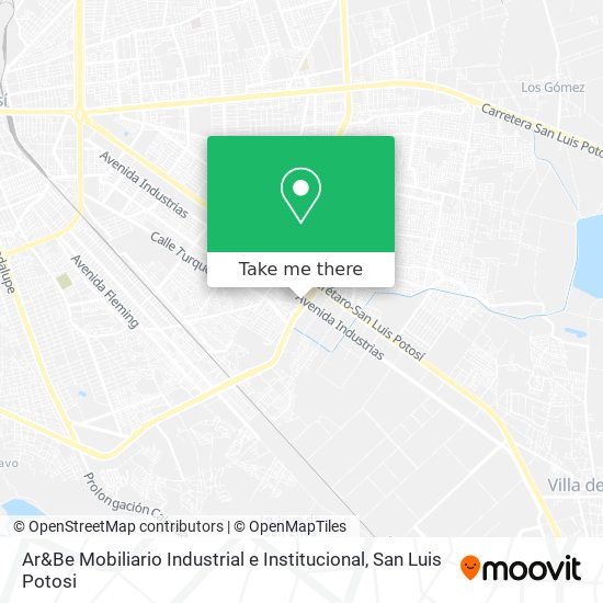 Mapa de Ar&Be Mobiliario Industrial e Institucional