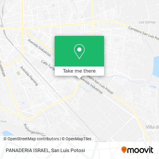 Mapa de PANADERIA ISRAEL