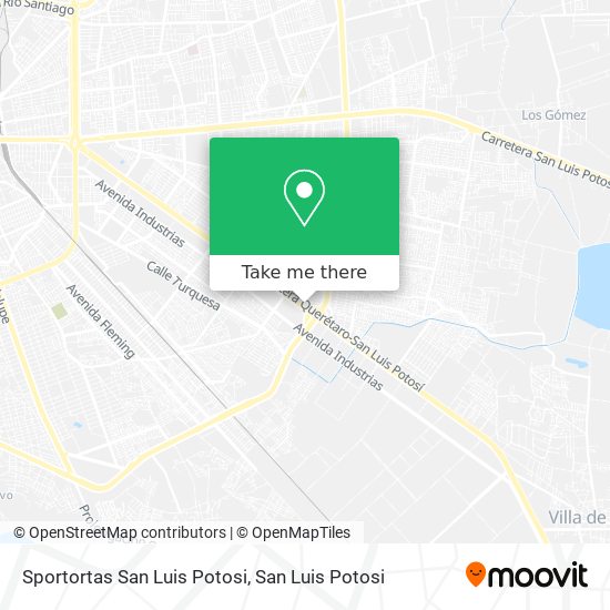 Sportortas San Luis Potosi map