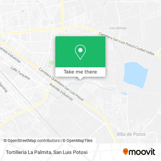 Tortilleria La Palmita map