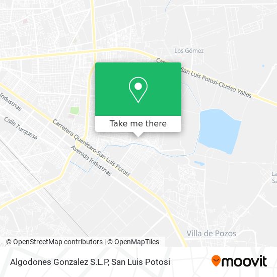 Algodones Gonzalez S.L.P map