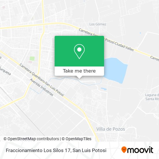 Fraccionamiento Los Silos 17 map