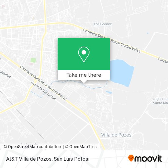 Mapa de At&T Villa de Pozos