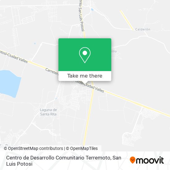 Centro de Desarrollo Comunitario Terremoto map