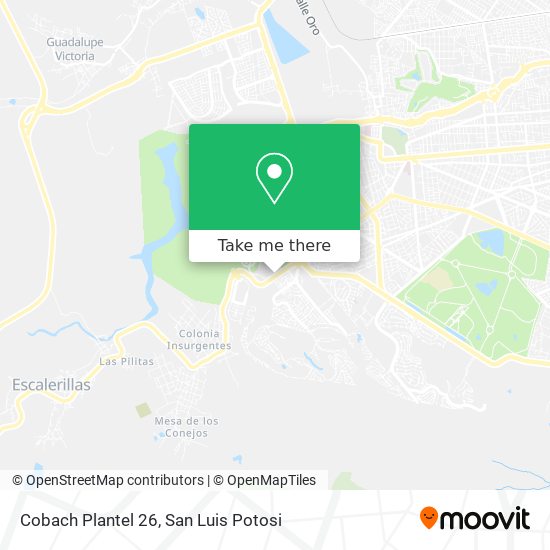 Cobach Plantel 26 map