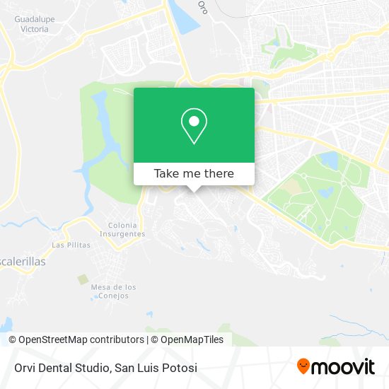 Mapa de Orvi Dental Studio