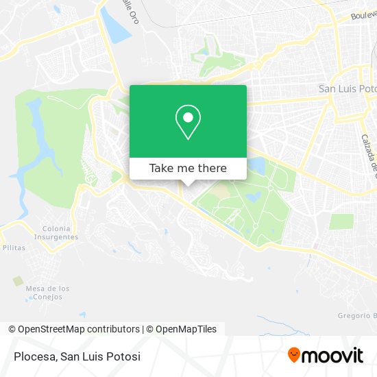 Mapa de Plocesa