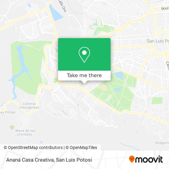 Ananá Casa Creativa map