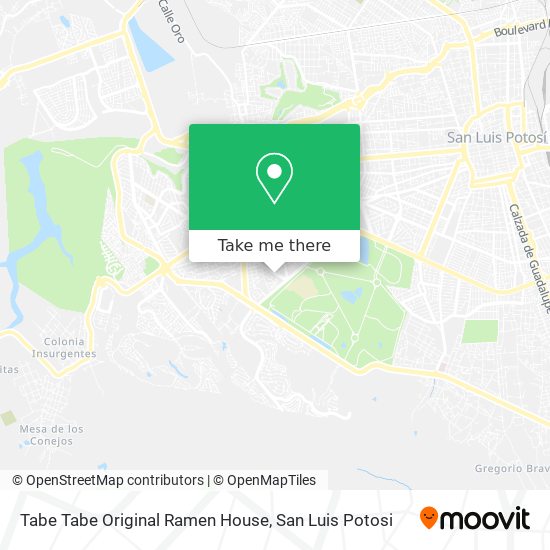 Tabe Tabe Original Ramen House map